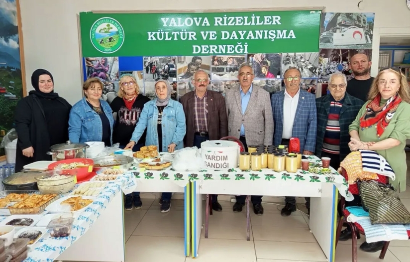 YALOVA RİZELİLER’DEN DAYANIŞMA ÖRNEĞİ