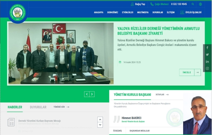 Web Sitemiz Yayında